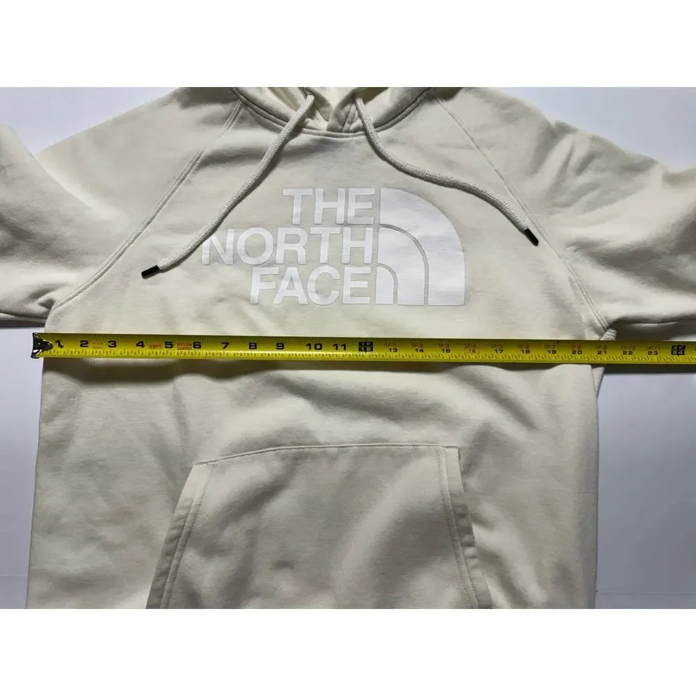 The North Face Beige Logo Graphic Print Pullover Hoodie Men's Size M